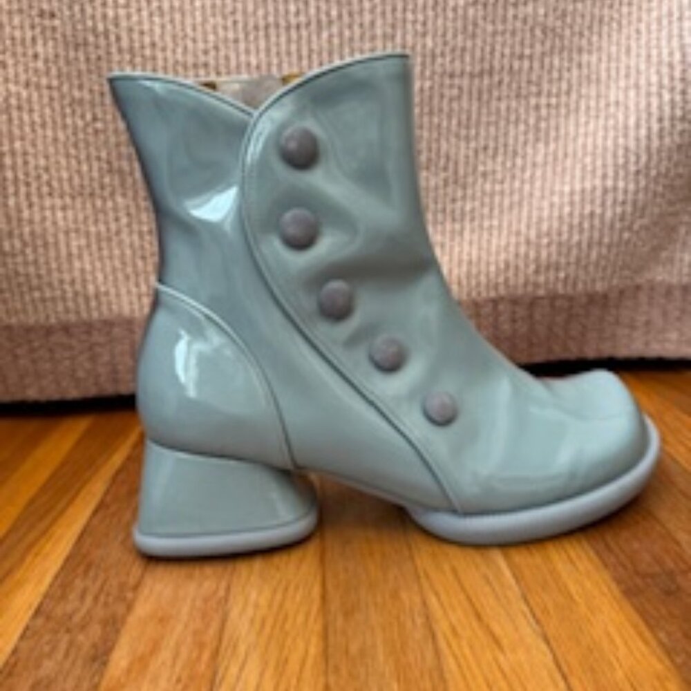 Fluevog Blue Boots - Never worn!